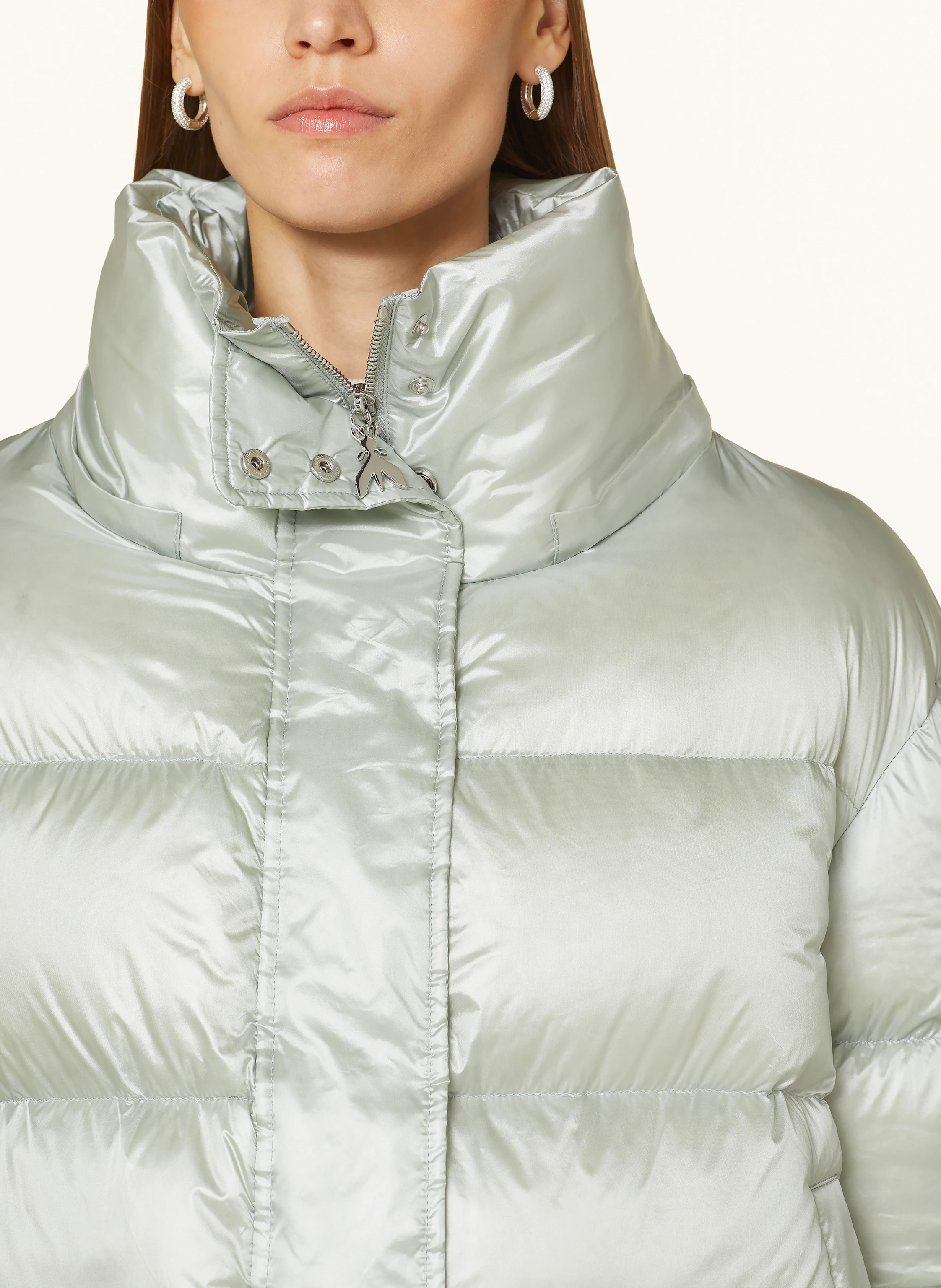 PATRIZIA PEPE Daunenjacke mit abnehmbarer Kapuze