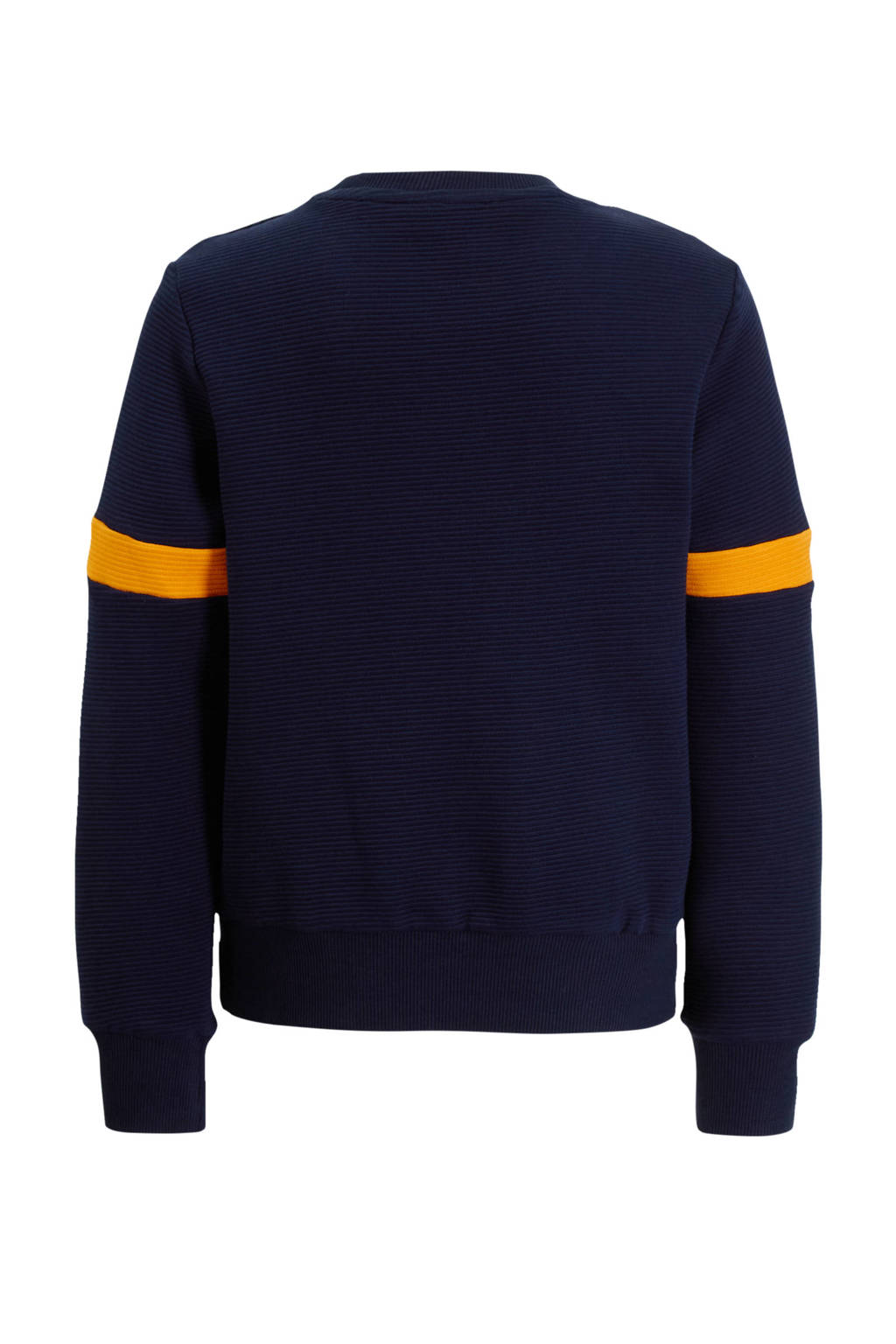 Orange Stars hoodie Riley donkerblauw