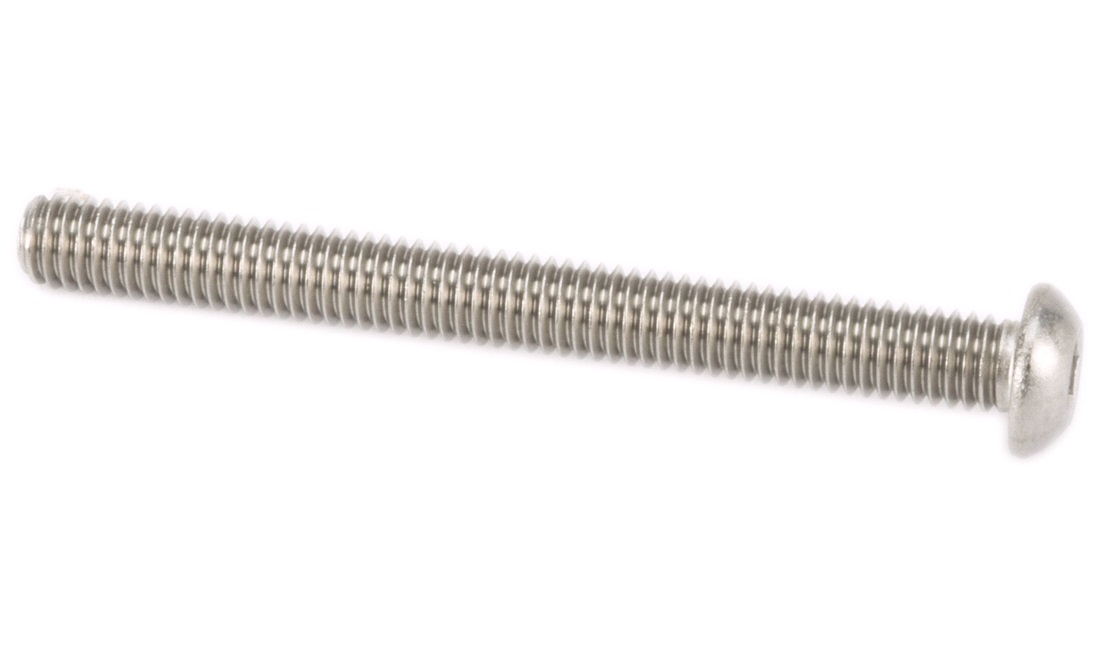 Unbracobolt, rustfri M6x60mm rundt hoved (button head)