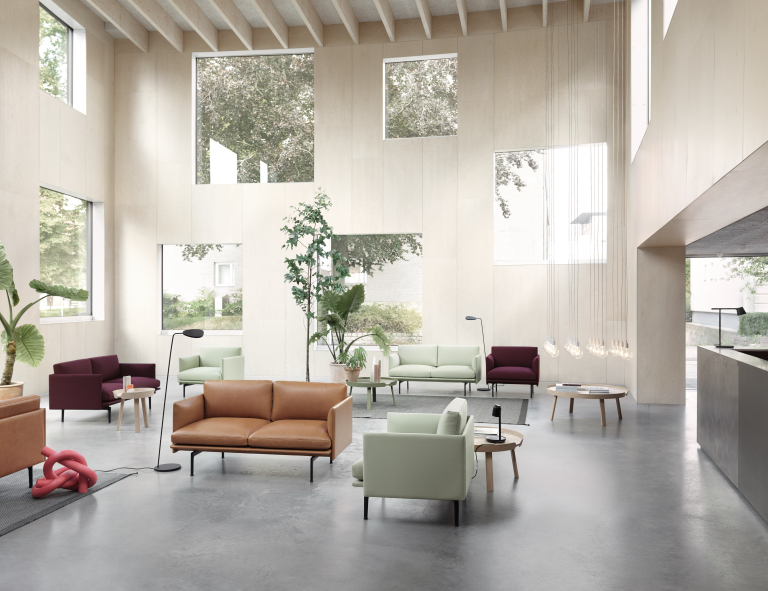 Muuto Around Coffee salontafel XL 95 stained dark brown