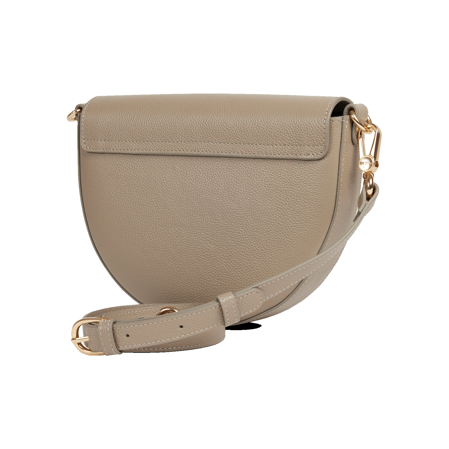 BORA GRAINE - Besace en cuir | Gris