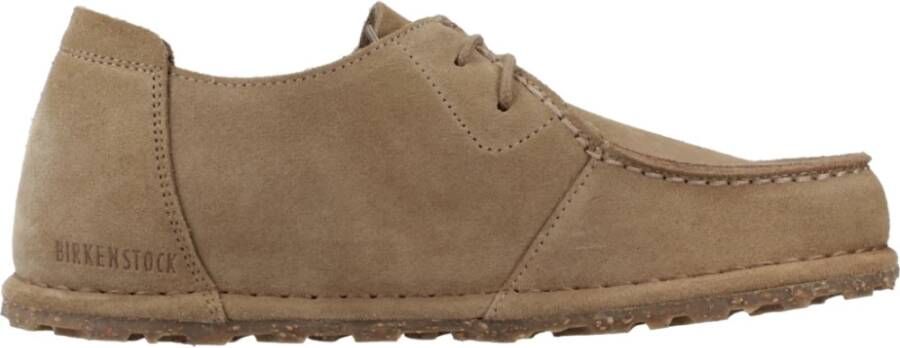 BIRKENSTOCK Veterschoenen Utti Lace M Maat: 42 Materiaal: Suède Kleur: Beige