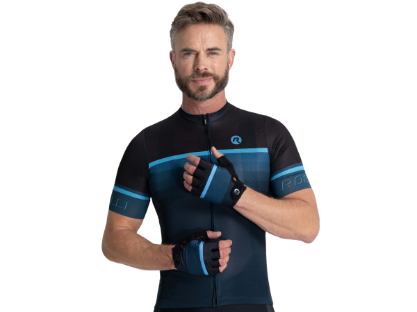 Rogelli Hero 2 Cykelhandsker, Black/Blue
