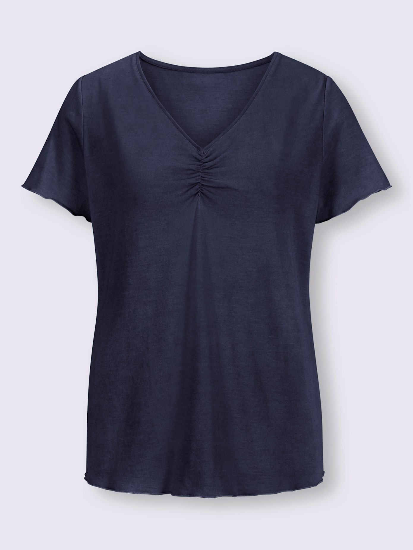 T-shirt pull tendance en mélange de cotons doux
