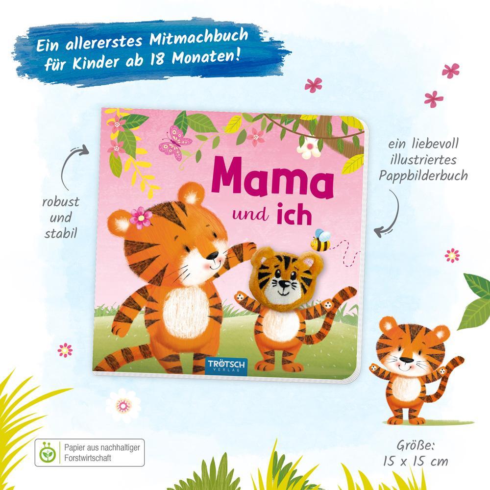 Trötsch Fingerpuppenbuch Mama und ich