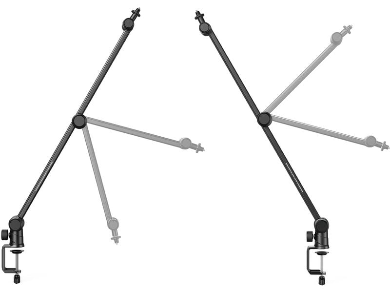 Smallrig Mikrofonarm-Tischhalterung Mikrofongalgenhalterung für für Podcast-Aufnahmen, Live-Audio-Streaming, Vlogging und ähnliche Szenarien