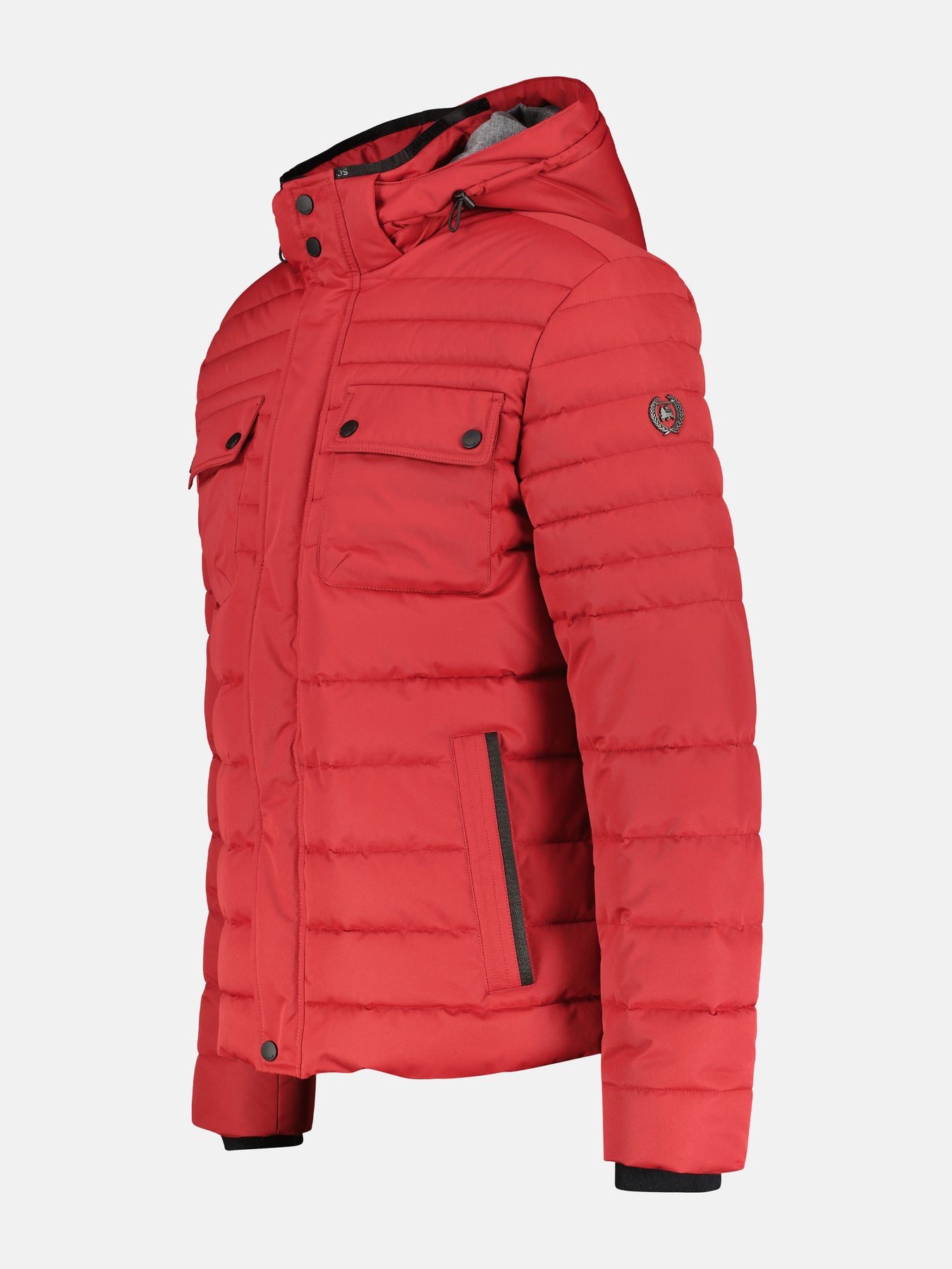 Steppjacke mit abnehmbarer Kapuze