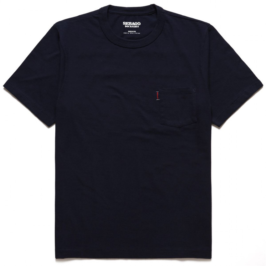 TILLIERS Blue Navy-T-shirt Sebago pour Homme