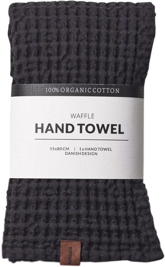 Humdakin Waffle hand towels Sort