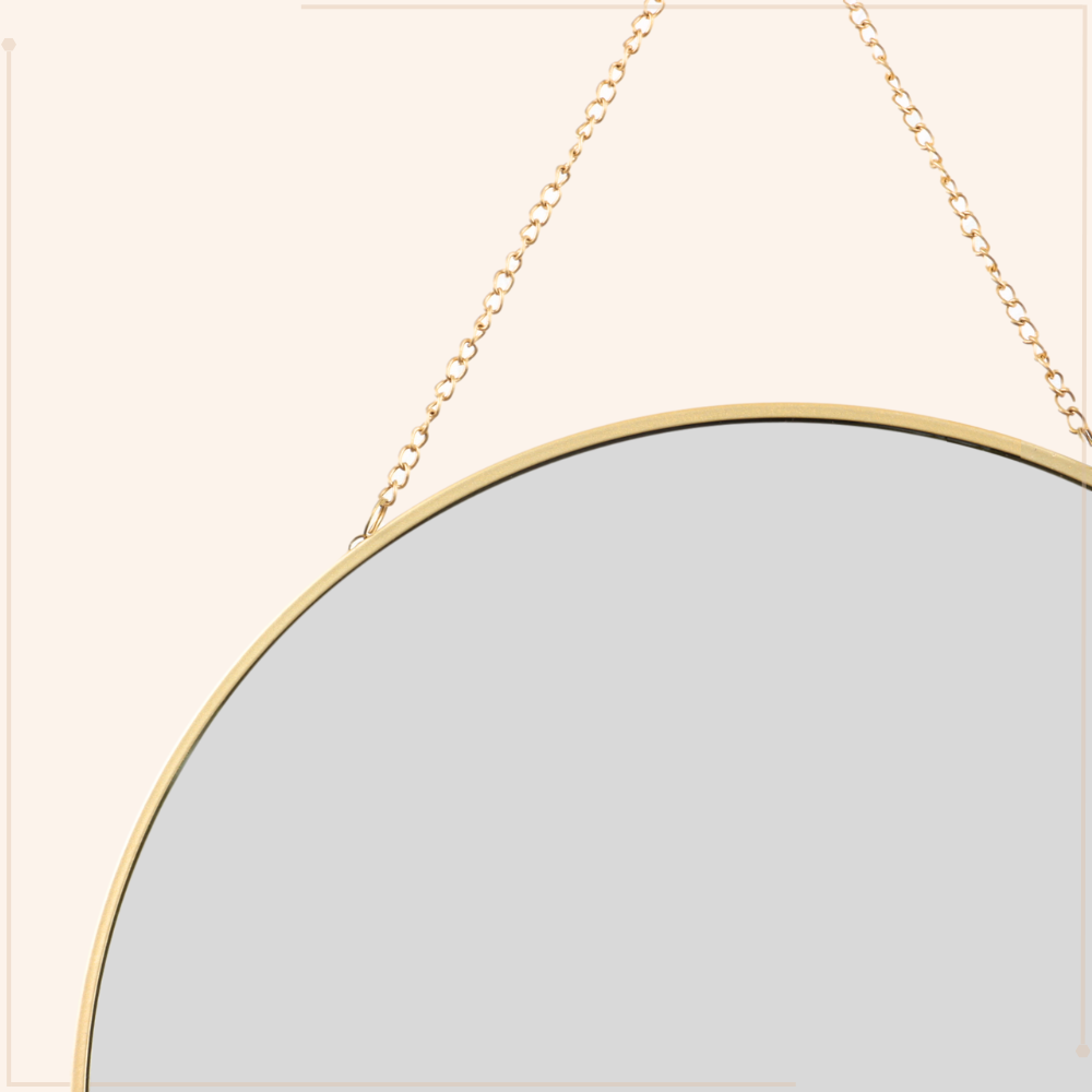 Orange85 Spiegel rond goud