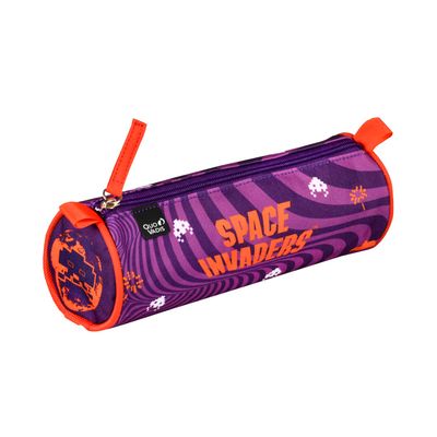 Trousse ronde Space Invaders - 1 compartiment - différents modèles disponibles - Quo Vadis