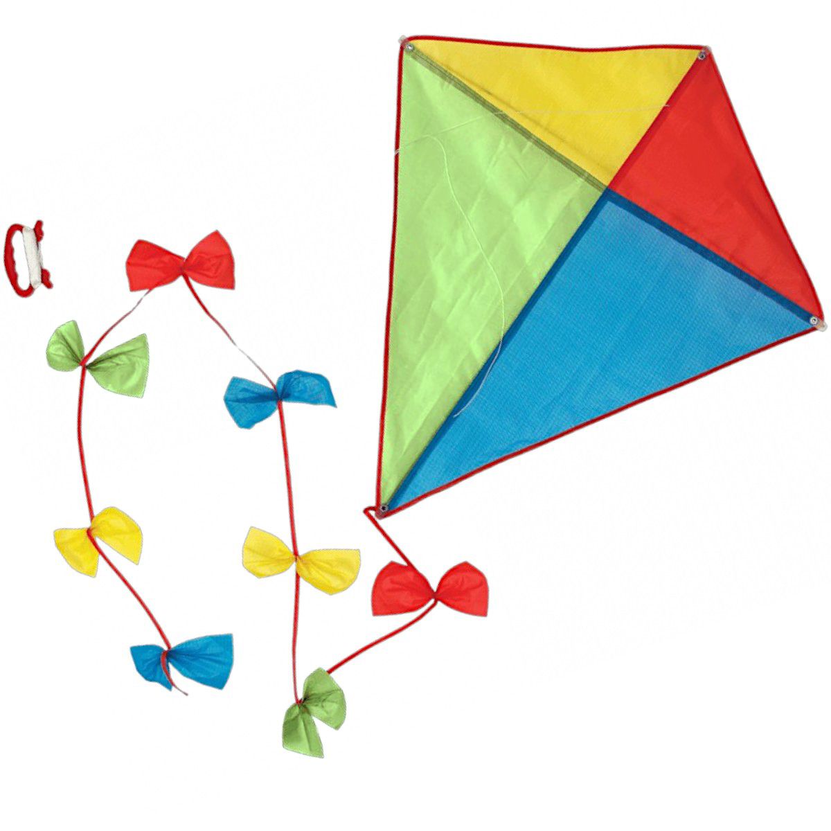 Cerf-volant diamant multicolore Mercredi et Patati