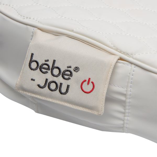 Bebe - Jou Quilted Waves Verwarmd Aankleedkussen – Off White