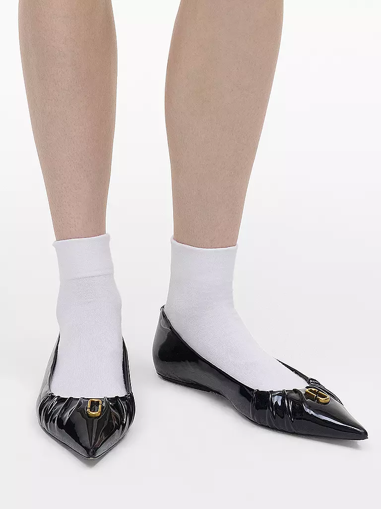 MARC JACOBS Ballerina THE POINTY TOE BALLERINA schwarz