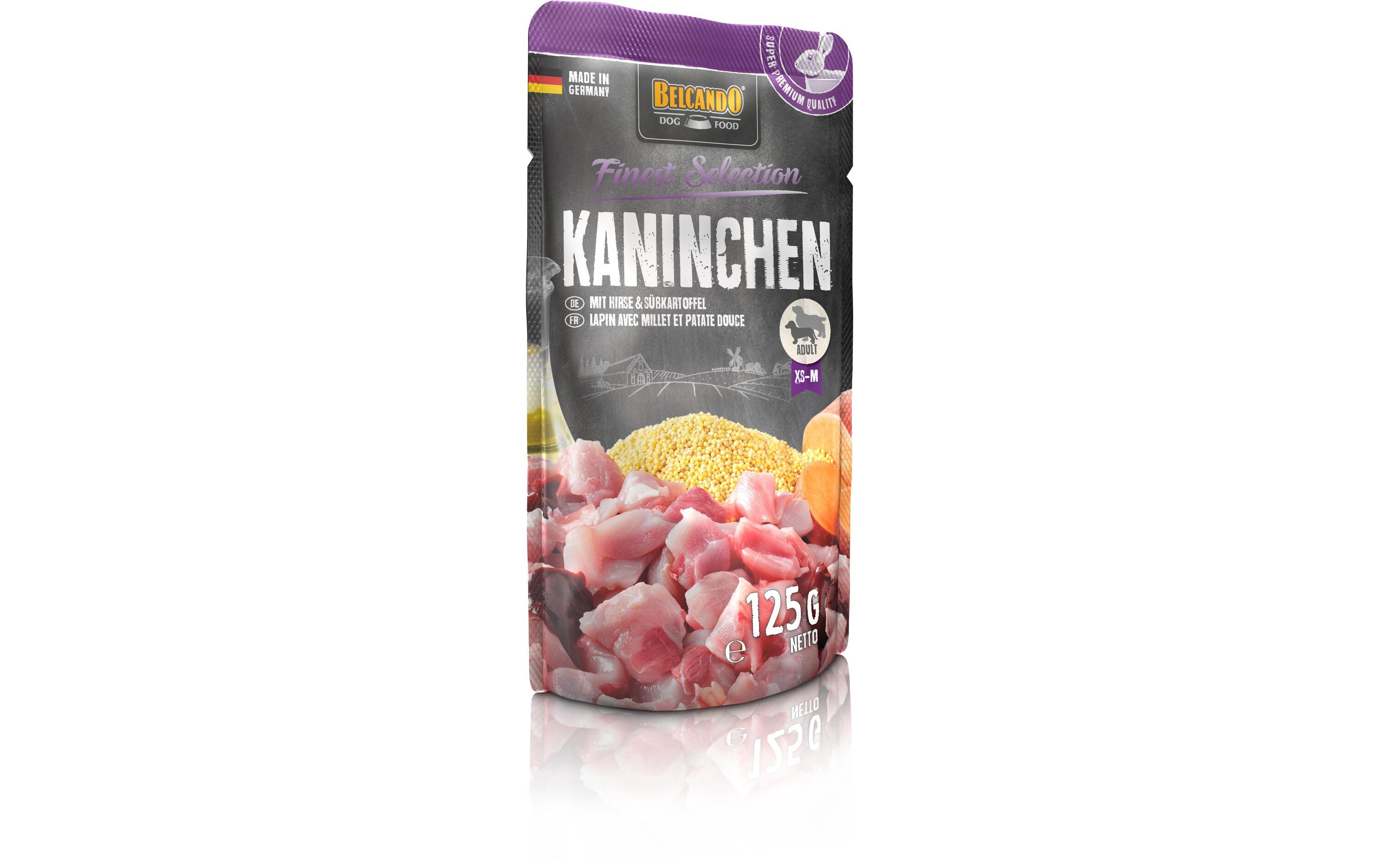 Nassfutter Finest Selection Kaninchen, 125gAlleinfuttermittel für ausgewachsene Hunde