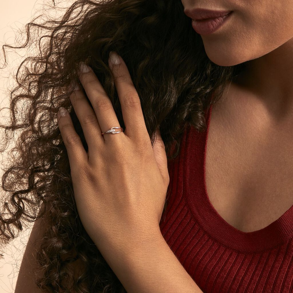 Bague Cyranna Or Rose Diamant