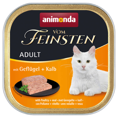 animonda Vom Feinsten Adult mit Geflügel & Kalb 100g