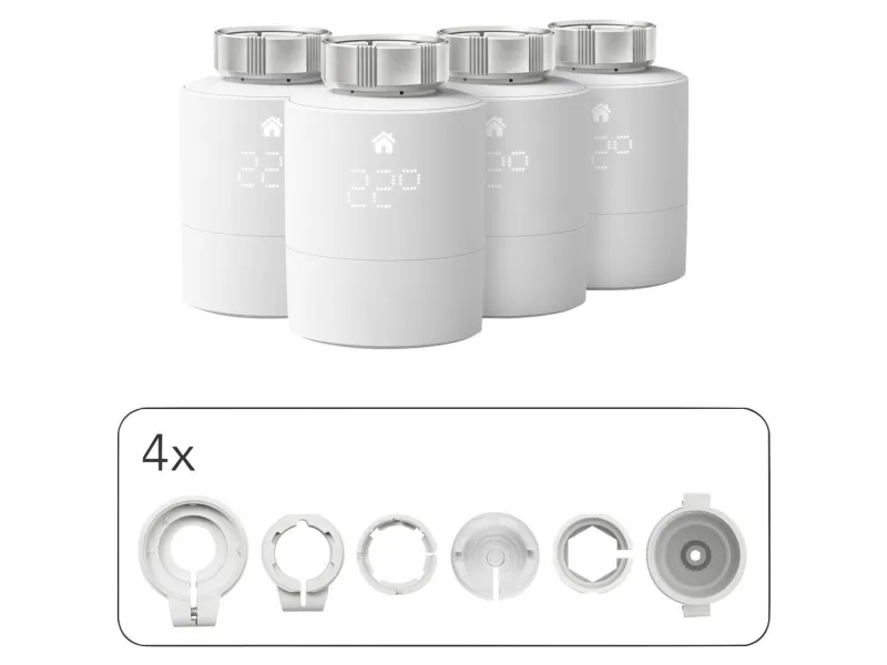 Smart Radiator Thermostat x 4 Quattro Pack