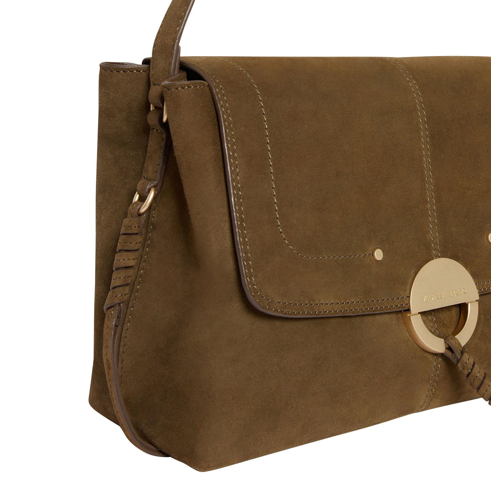 OTHILIA - Sac bandoulière en suède | Vert