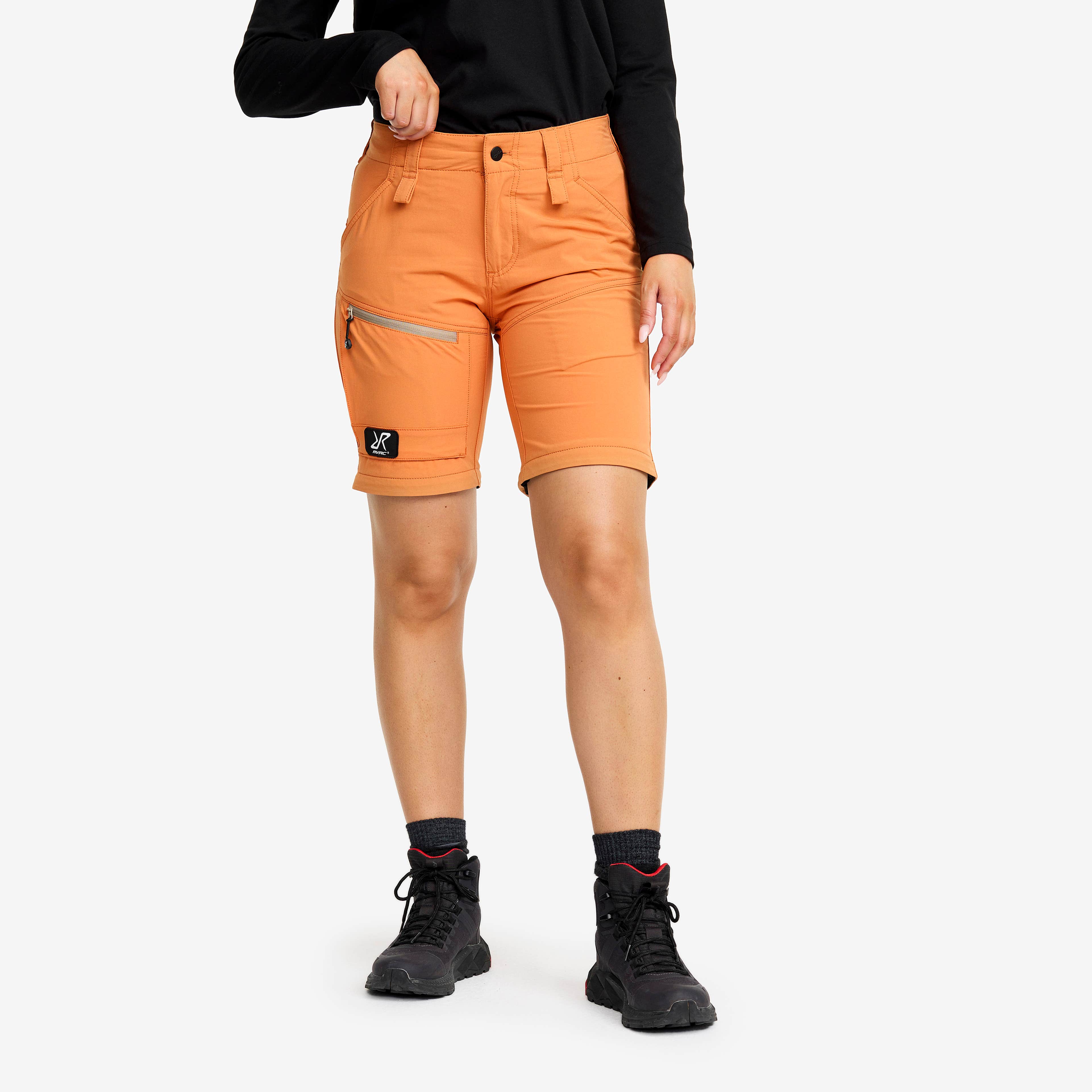Range Pro Stretch Zip-off Pants Dame Caramel/Brindle