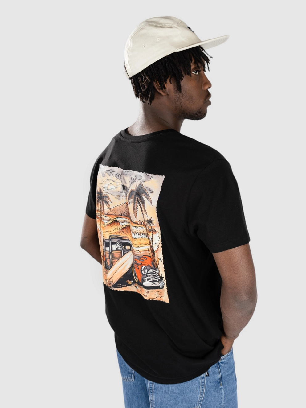 Blue Tomato Volcano Skull T-Shirt black