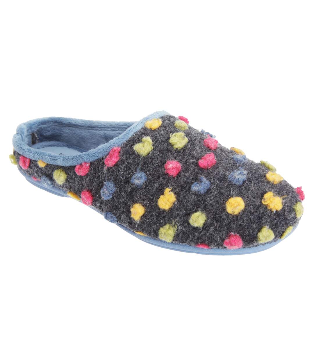 Sleepers Amy - Chaussons mules à pois - Femme (Fuchsia) - UTDF496