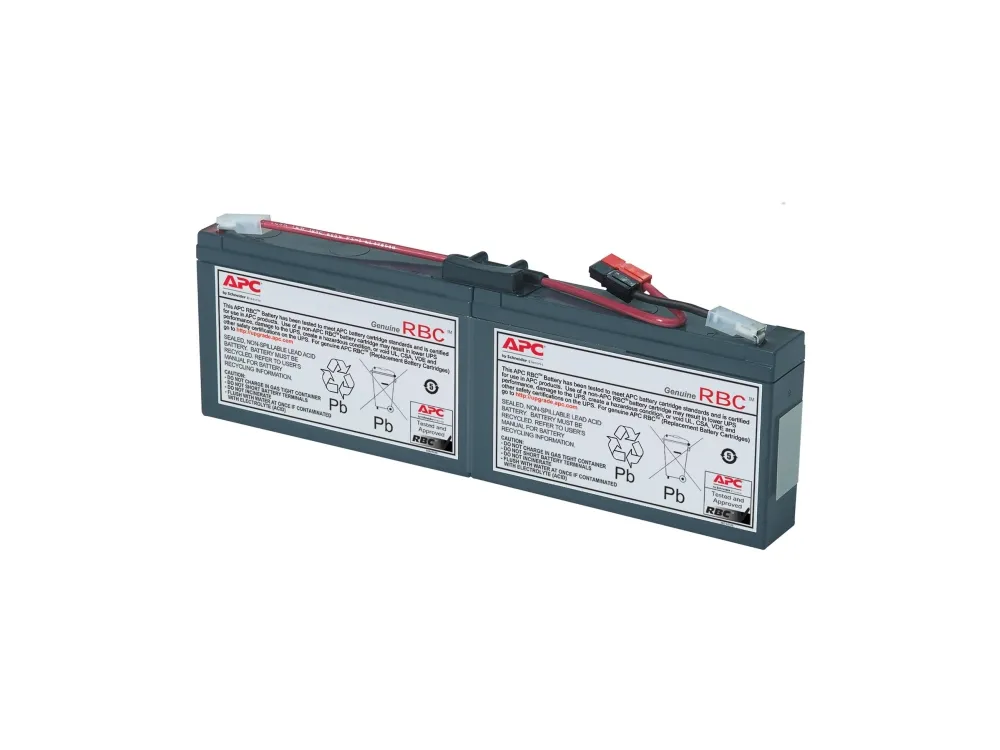 APC Replacement Battery Cartridge #18 - UPS-batteri - 1 x batteri - Blysyre - sort - for P/N: AP1250RM, PS450, SC1500, SC250RM1U, SC250RMI1U, SC450R1X542, SC450RM1U, SC450RMI1U