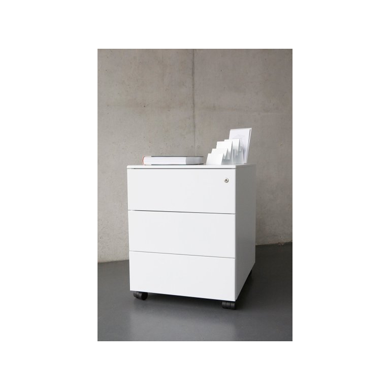 Modulor Rollcontainer Metall, abschließbar