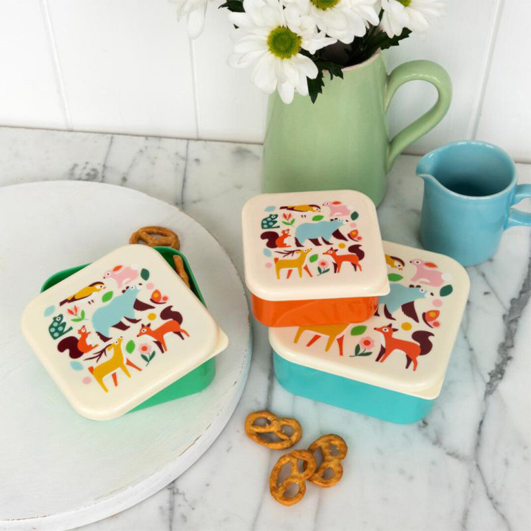 Rex london snackdoosjes woodland - 3st