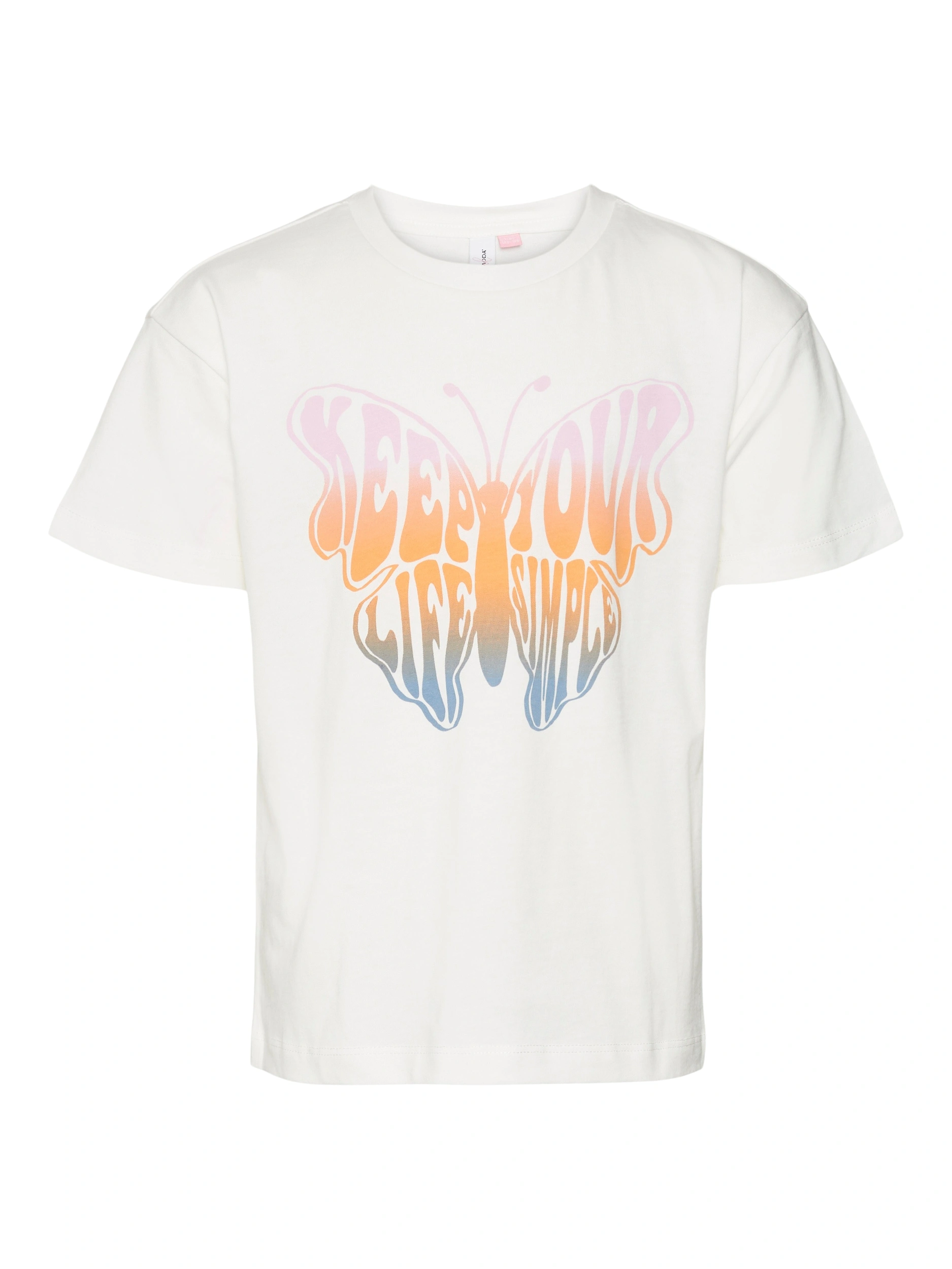 T-Shirt VMLOVEKELLY HEART in snow white