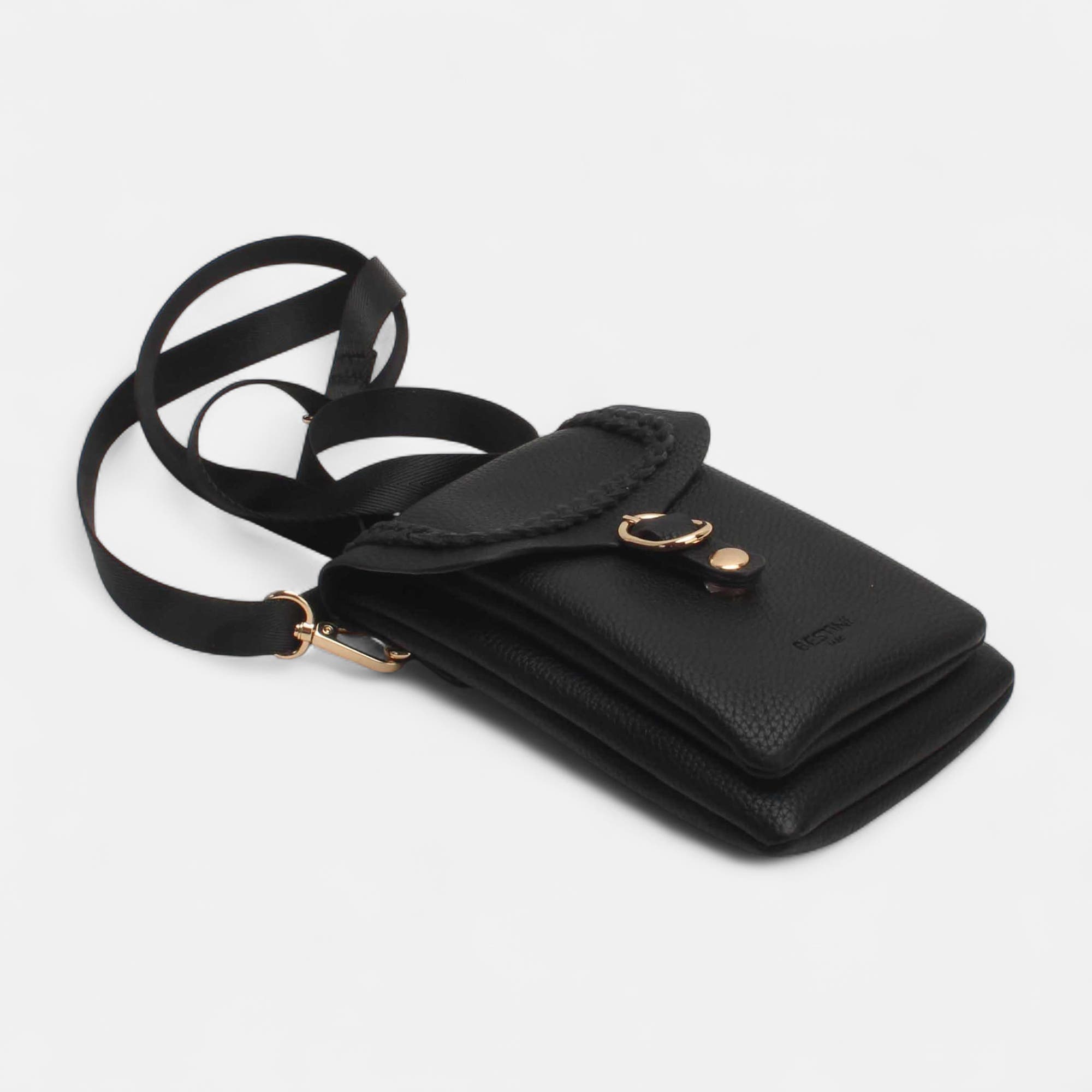 Pochette pour téléphone noir