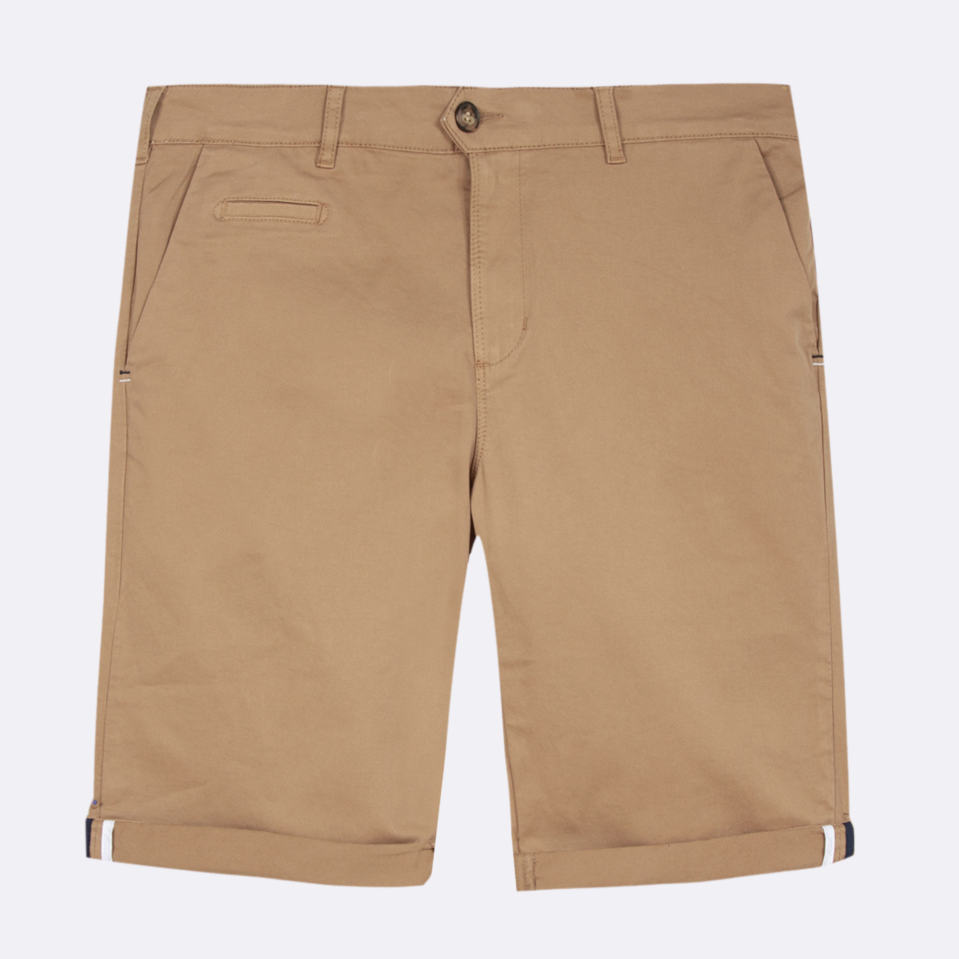 Short sable coupe droite Coton organique et coton recyclé - modèle Saulieu