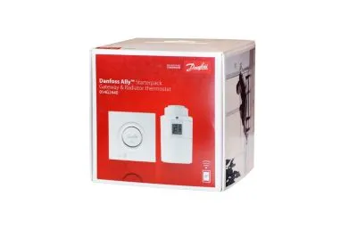 Danfoss Ally, 2400 Mhz, 0 - 30 m, -10 - 55 °C, Amazon Alexa & Google Assistant, Trådløs, Hvid