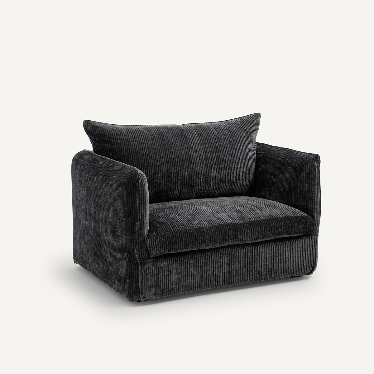 AM.PM<br>Fauteuil XL em geribd fluweel, Néo Chiquito
