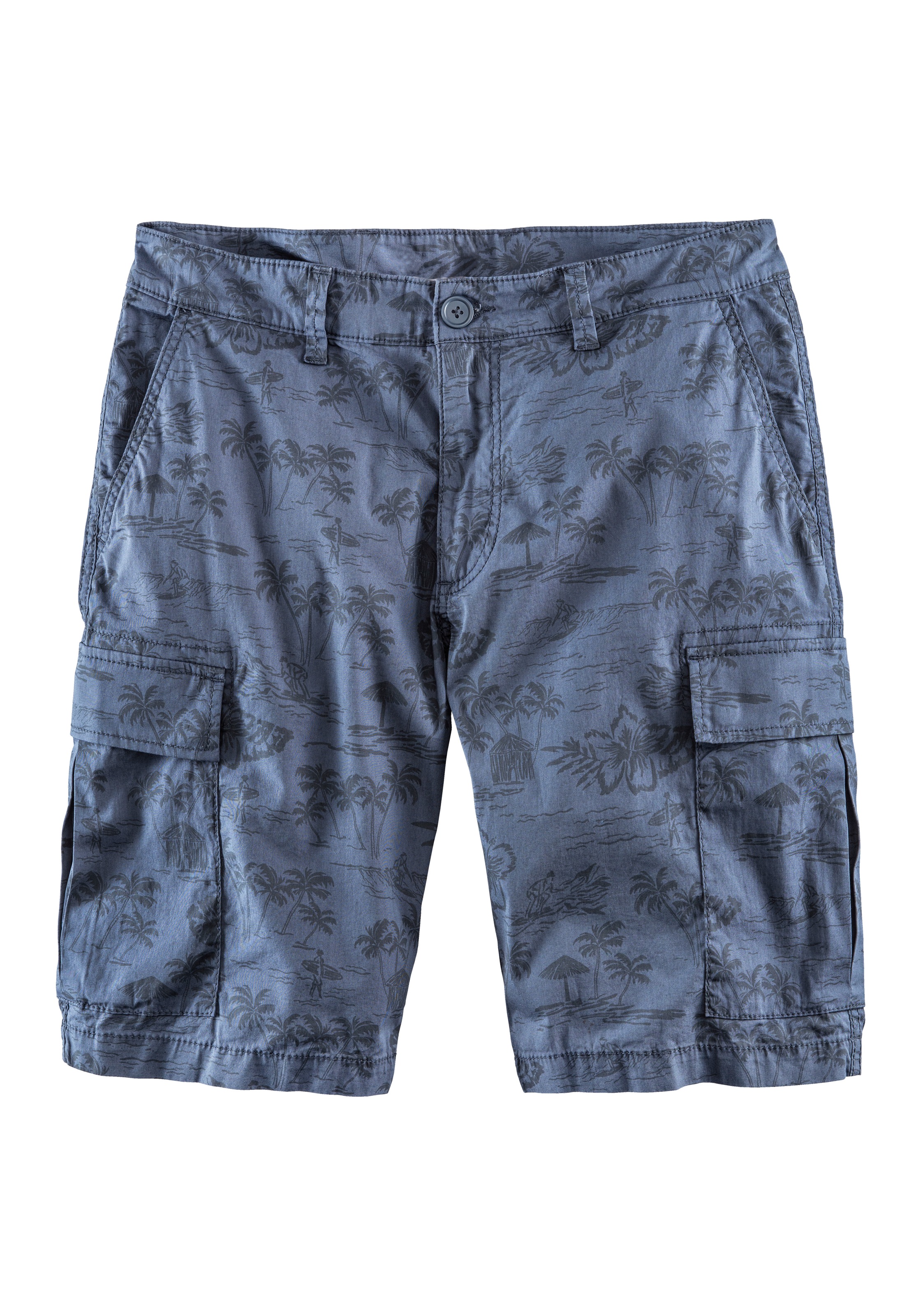 John Devin Cargoshorts  Shorts aus elastischer Baumwolle, modisch bedruckt