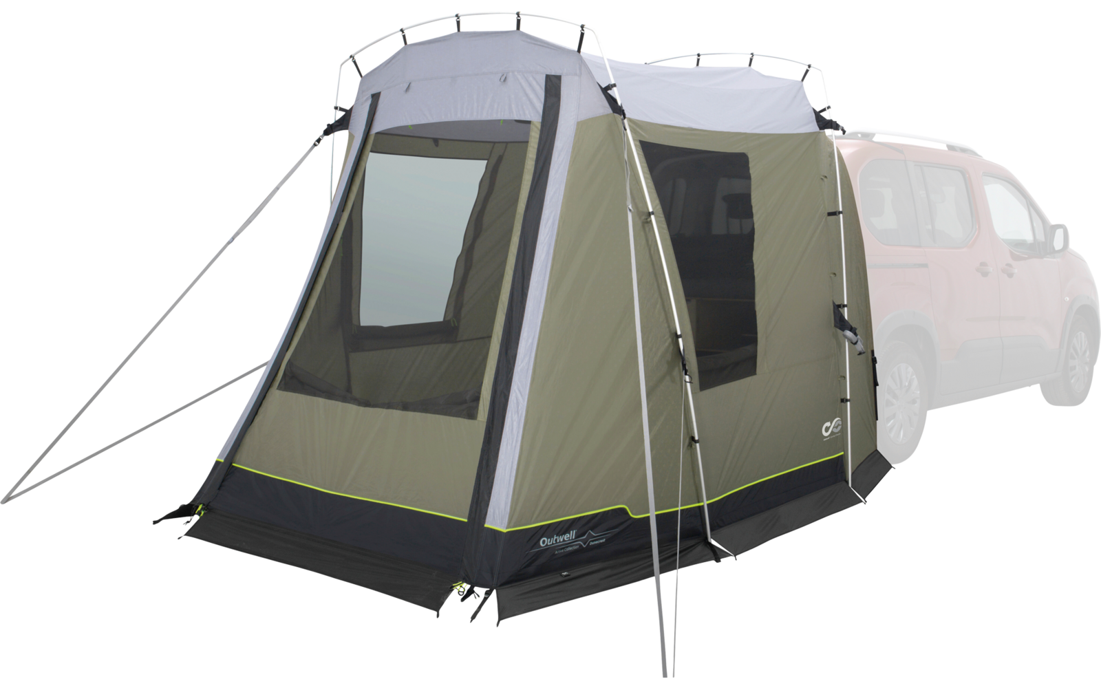 Outwell Dunecrest S Vorzelt / Heckzelt für Minicamper Grün