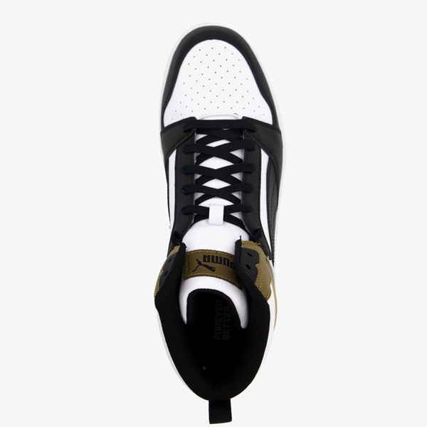 Puma Rebound V6 heren sneakers bruin/wit