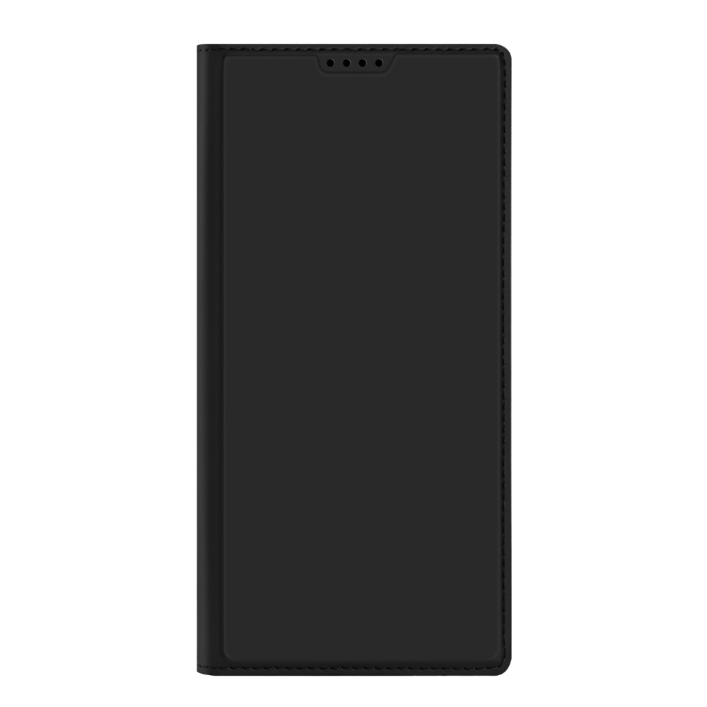 Samsung Galaxy S25 Ultra Flip Wallet Cover Leder Tasche - Schwarz
