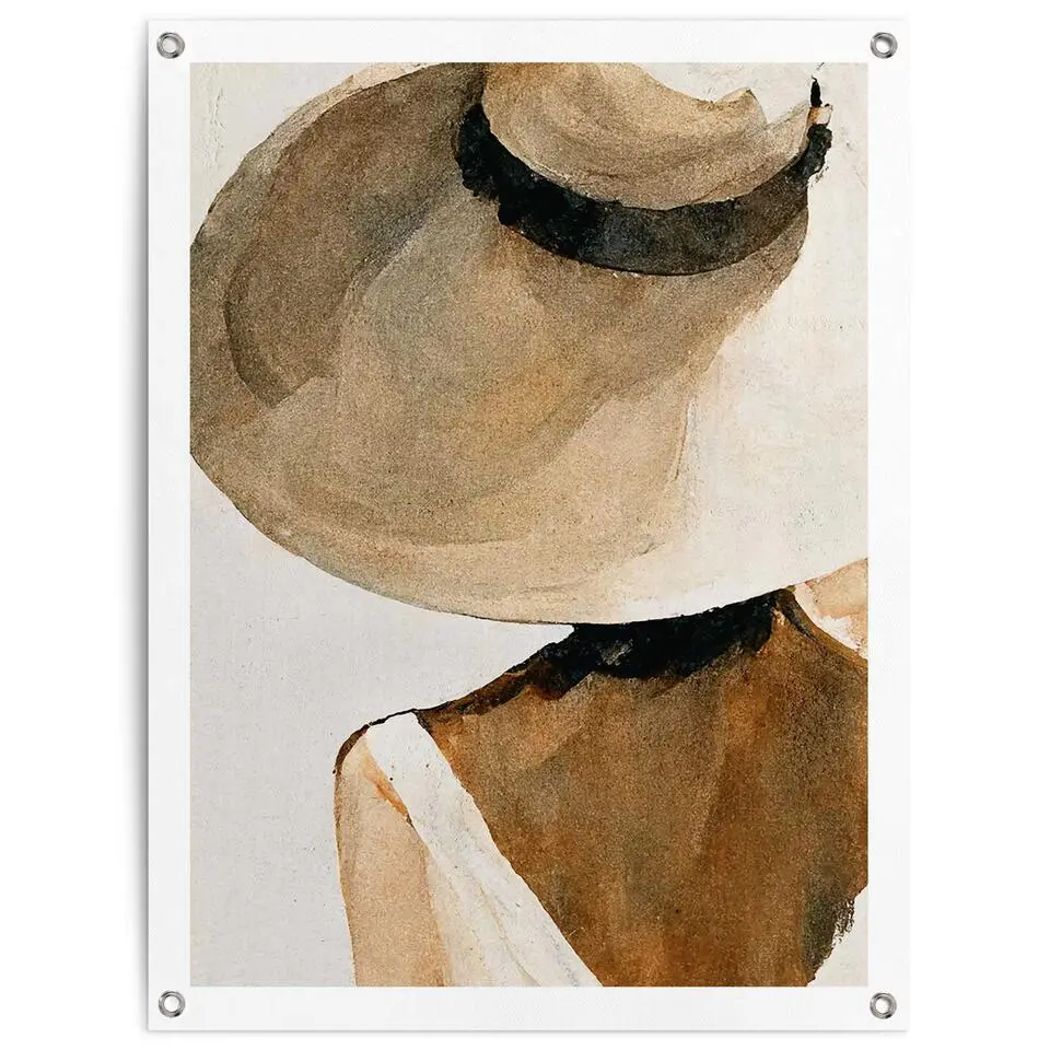 Tuinposter Summer Shades - 80x60cm - Beige