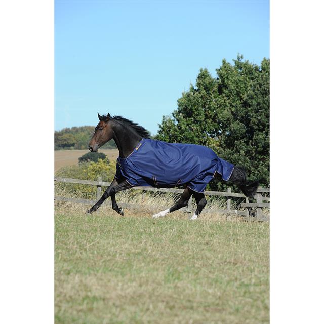 Deken Bucas Irish Turnout 150gr Donkerblauw-goud