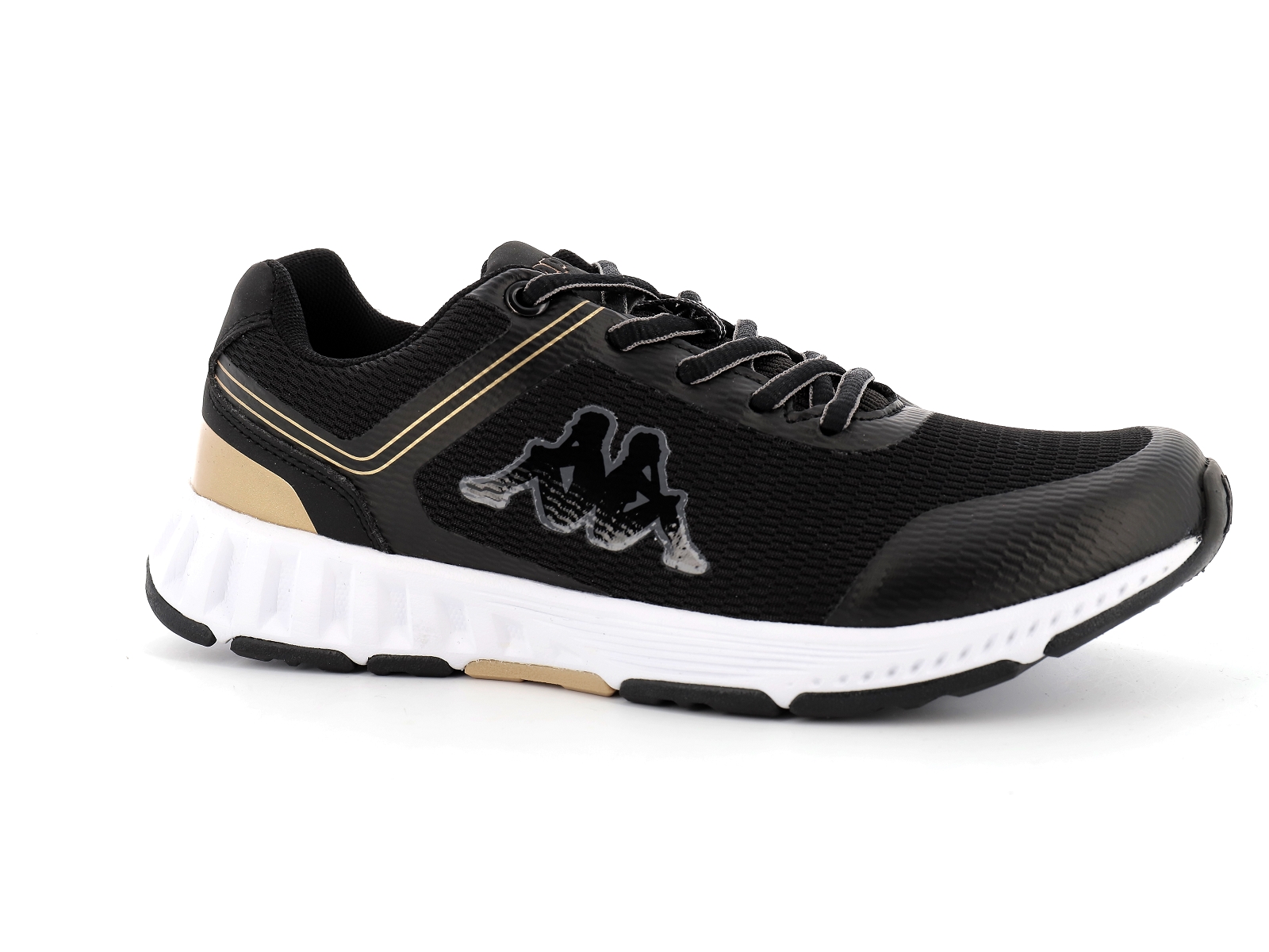 Kappa-3117L1W Matières combinées Noir Or