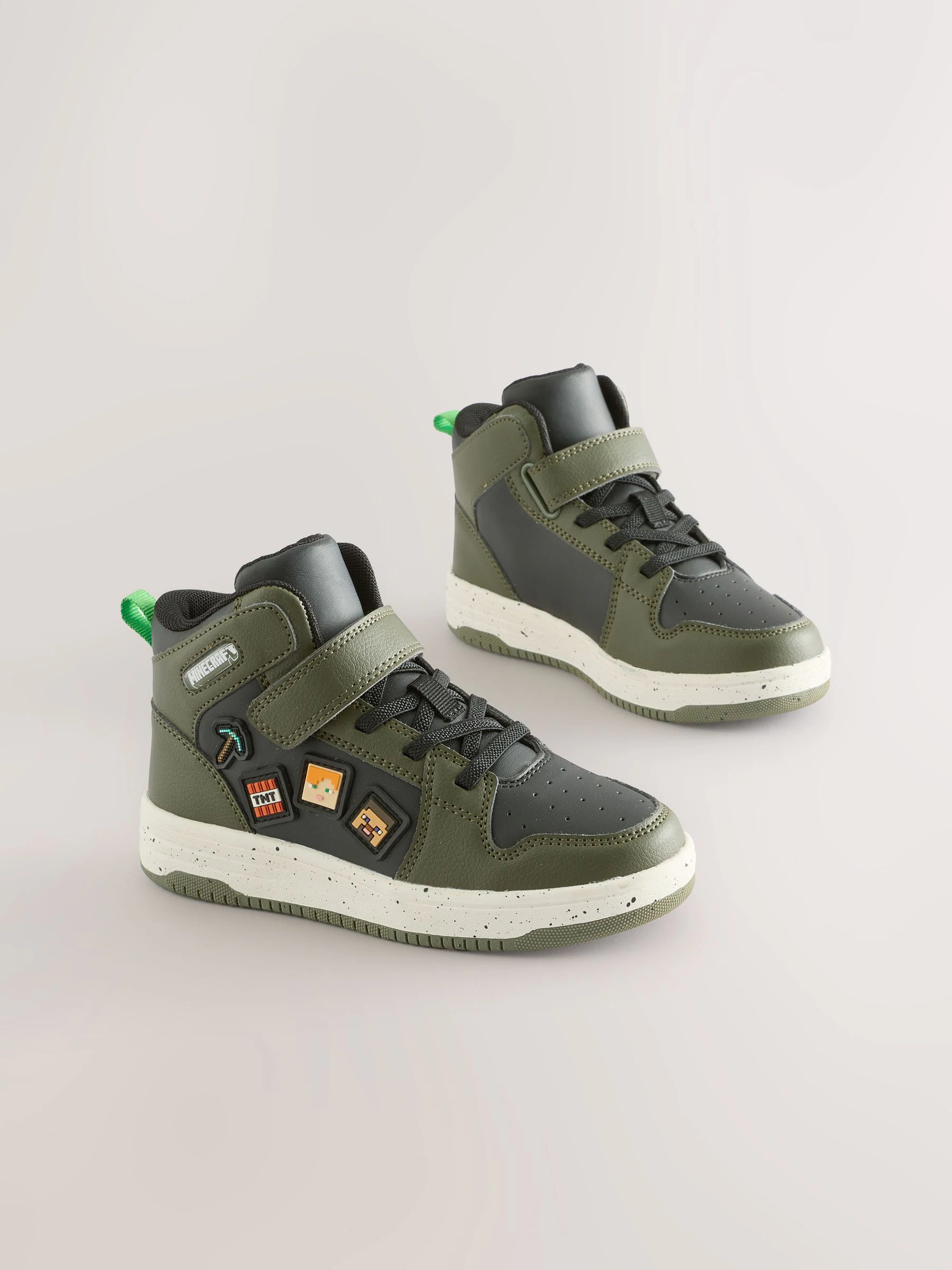 Kakigroen - Minecraft hoge sneakers