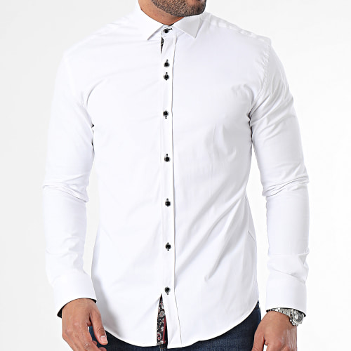 Chemise Manches Longues Blanc