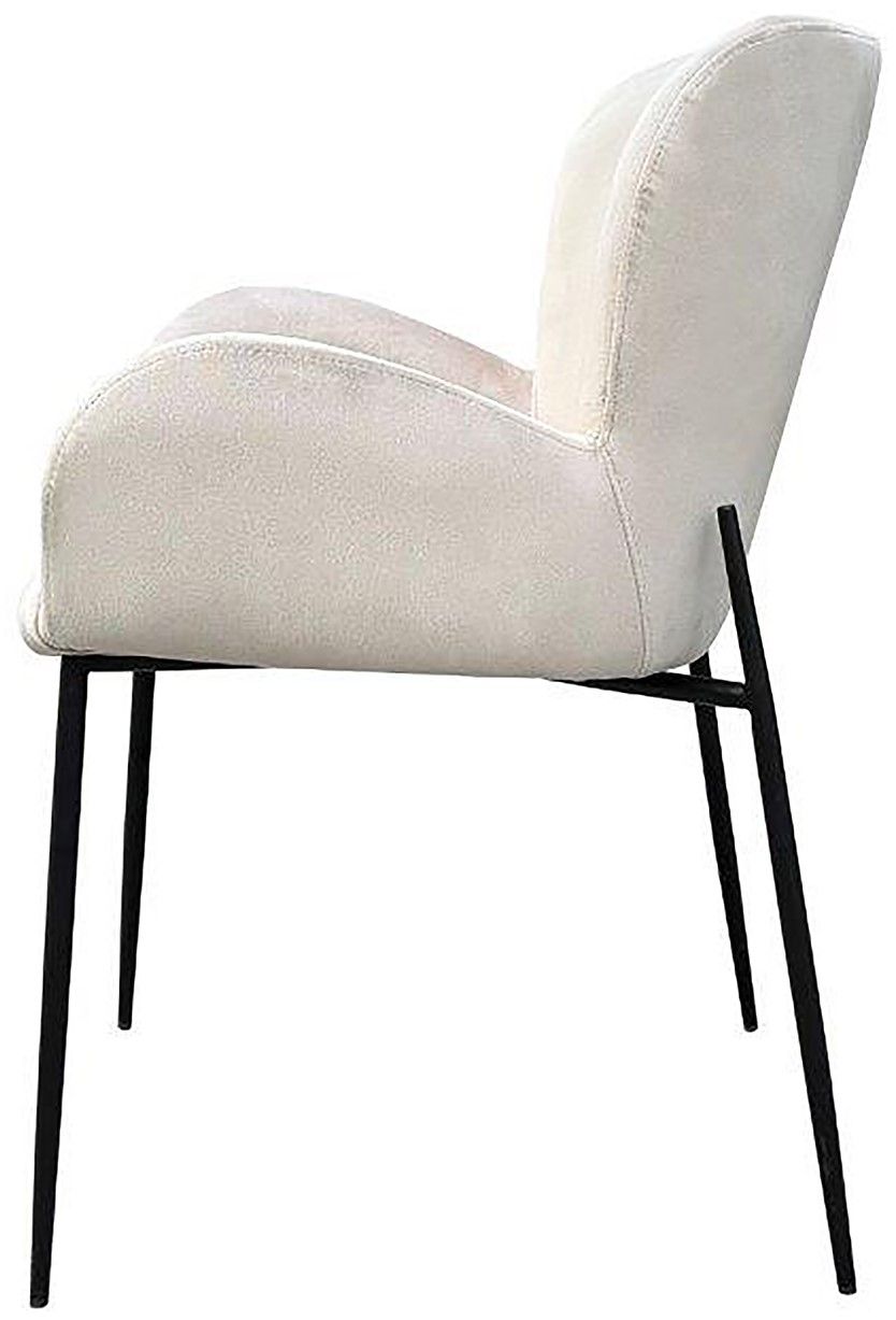 Eetstoel S4746 FR khaki velvet Amber B56 x D61 x H86 cm
