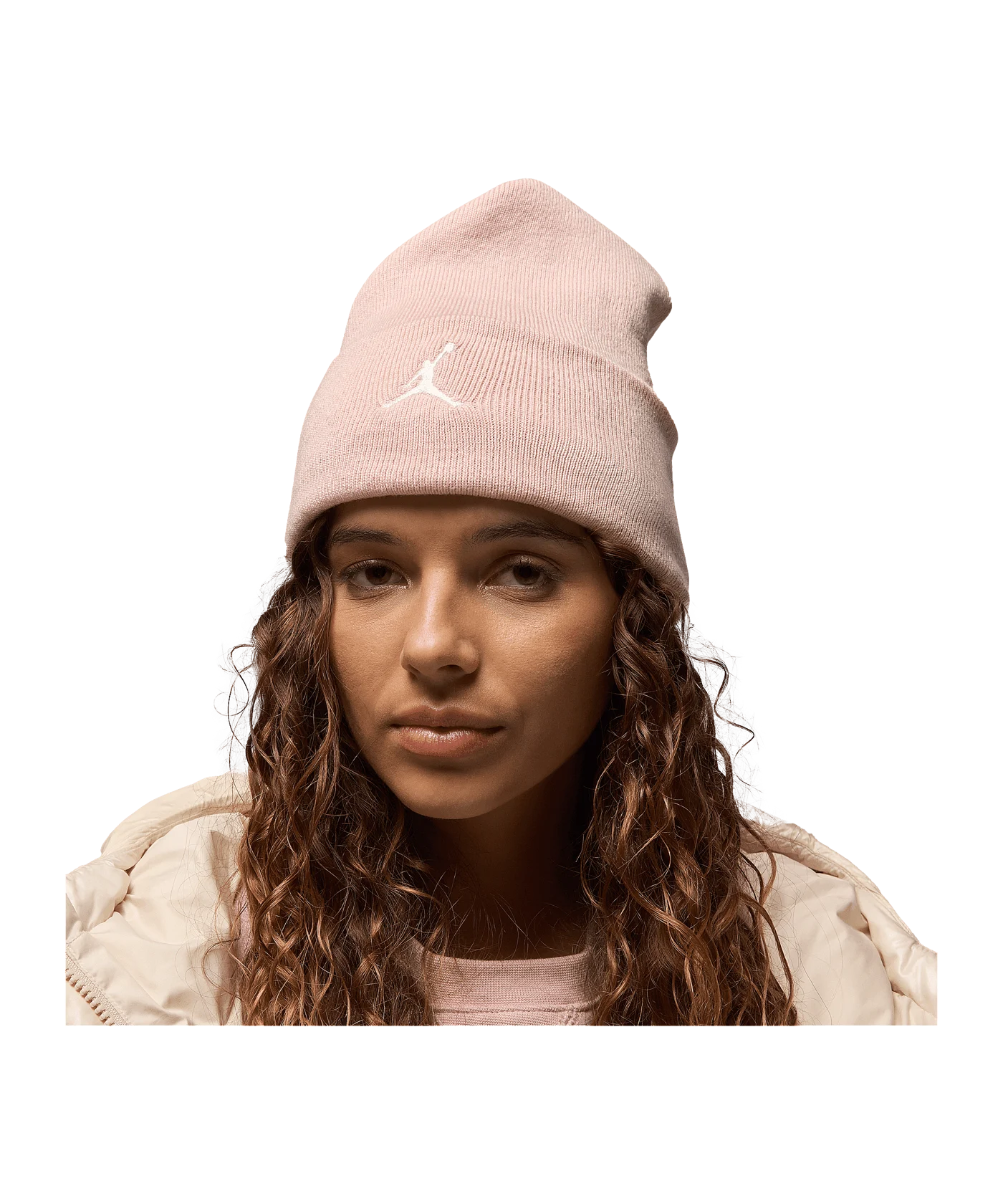 Jordan Peak Lined Beanie Pink F601