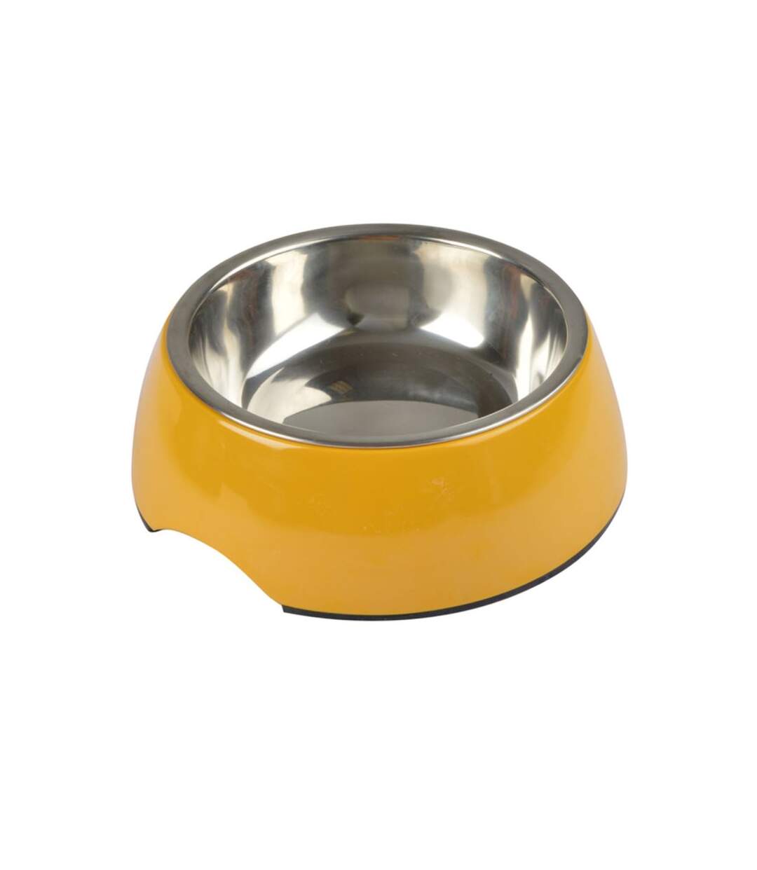 Paris Prix - Gamelle Pour Chien & Chat bol Inox 17cm Moutarde