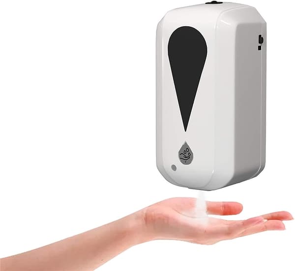 Dispenser for hånddesinfeksjon, Hvit