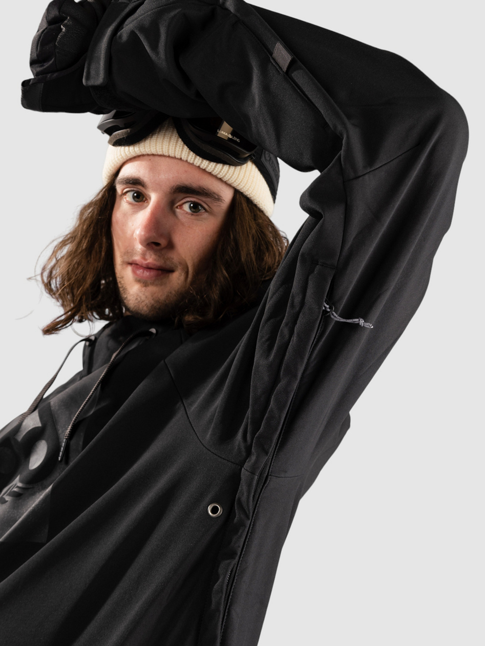 686 Waterproof Shred Hoodie black