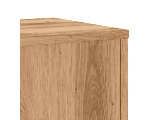Supports pour plantes 2 pcs chêne artisanal bois d'ingénierie