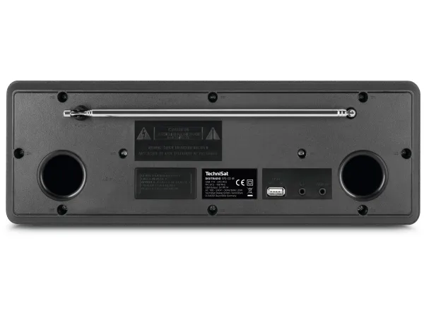 TechniSat DigitRadio 370 CD IR - Audiosystem - 2 x 5 Watt - sort